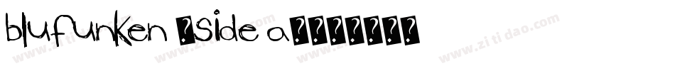 Blufunken (side A)字体转换
